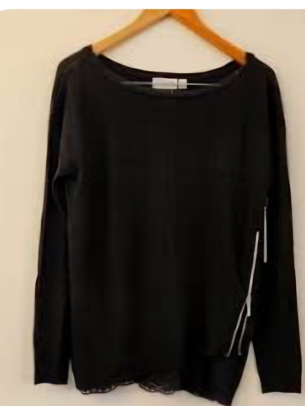 RD Style Black Sweater With Great Detail